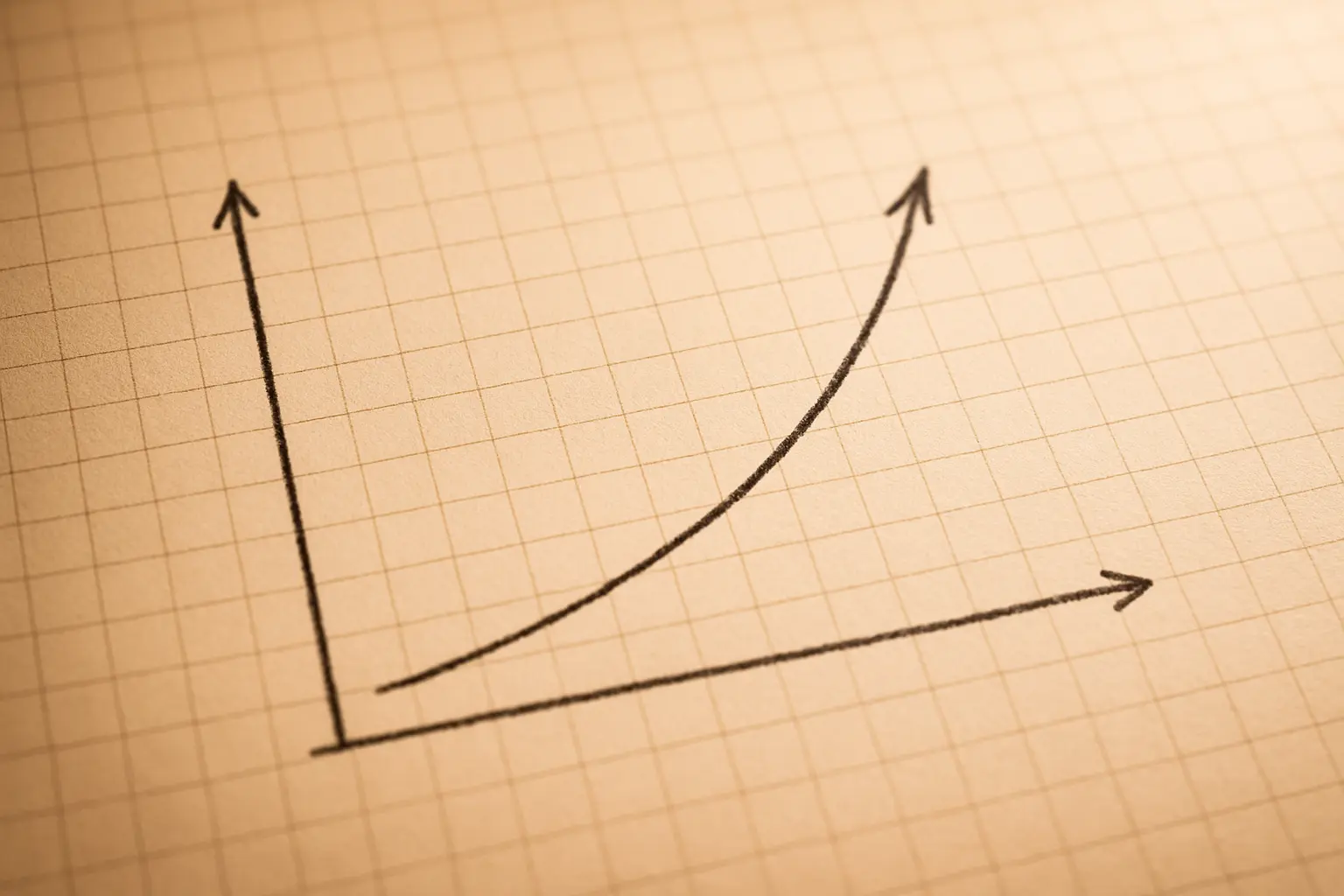 Curva ascendente que representa el aumento del riesgo con más contrastes