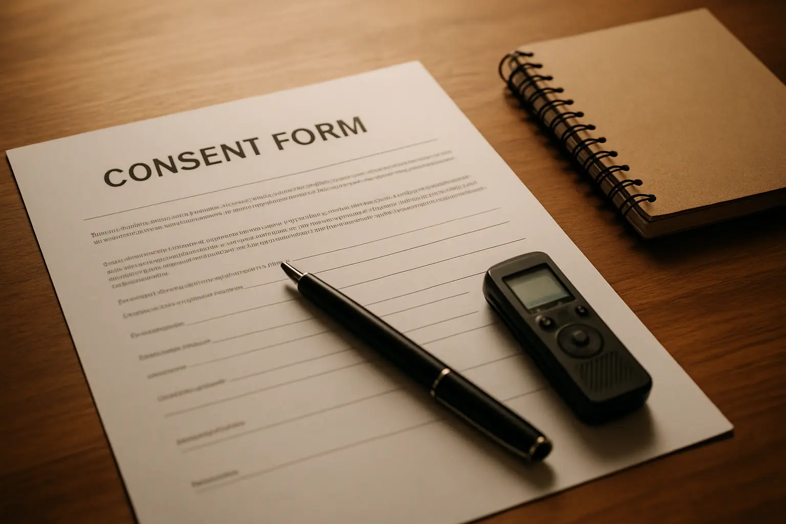 Formulario de consentimiento informado para una entrevista de investigación del TFG