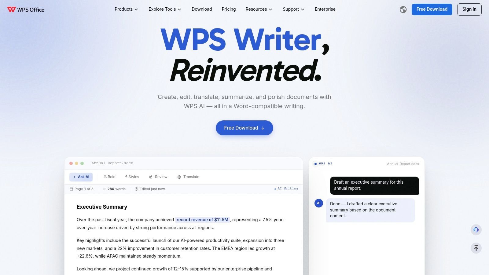 WPS Office Writer