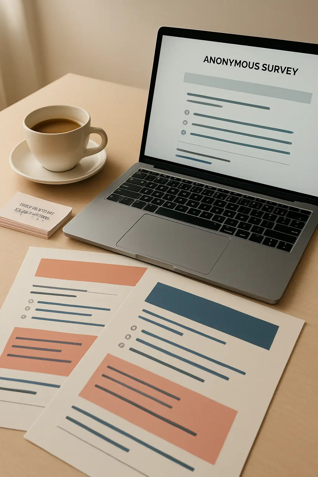 CDATA[
El TFG de Marketing e Investigación de Mercados tiene una trampa característica: es el grado en el que más fácil resulta escribir cien páginas atractivas sin haber investigado nada. Un análisis de la competencia, un DAFO, unas recomendaciones de campaña y una plantilla bonita pueden parecer un trabajo completo, hasta que en la defensa alguien pregunta de dónde sale la afirmación central.
Lo que se evalúa no es la propuesta comercial, sino el diseño de investigación que la sostiene. Y el diseño se elige por la pregunta, no por la comodidad. Esta comparativa ordena las cuatro opciones reales.
La tabla de decisión
| Diseño | Pregunta que responde | Lo que te exige | Fuerza de la conclusión |
|---|---|---|---|
| Encuesta transversal | ¿Qué piensan, prefieren o declaran hacer? | Muestra suficiente, cuestionario validado, control del sesgo | Descriptiva y correlacional; nunca causal |
| Experimento | ¿Cambia el comportamiento si cambio un elemento? | Manipulación de una variable, asignación aleatoria, control | Causal, la más fuerte de las cuatro |
| Datos secundarios | ¿Qué está ocurriendo realmente en el mercado? | Acceso a la fuente y competencia analítica | Alta en magnitud y tendencia; nula en motivación |
| Cualitativo (entrevistas o grupos) | ¿Por qué lo hacen? ¿Qué significa para ellos? | Guion, muestreo intencional, análisis sistemático | Comprensiva y exploratoria; no generalizable |
Encuesta: la opción por defecto, y por eso la peor ejecutada
![Materiales de un estudio de investigación de mercados para un TFG de Marketing