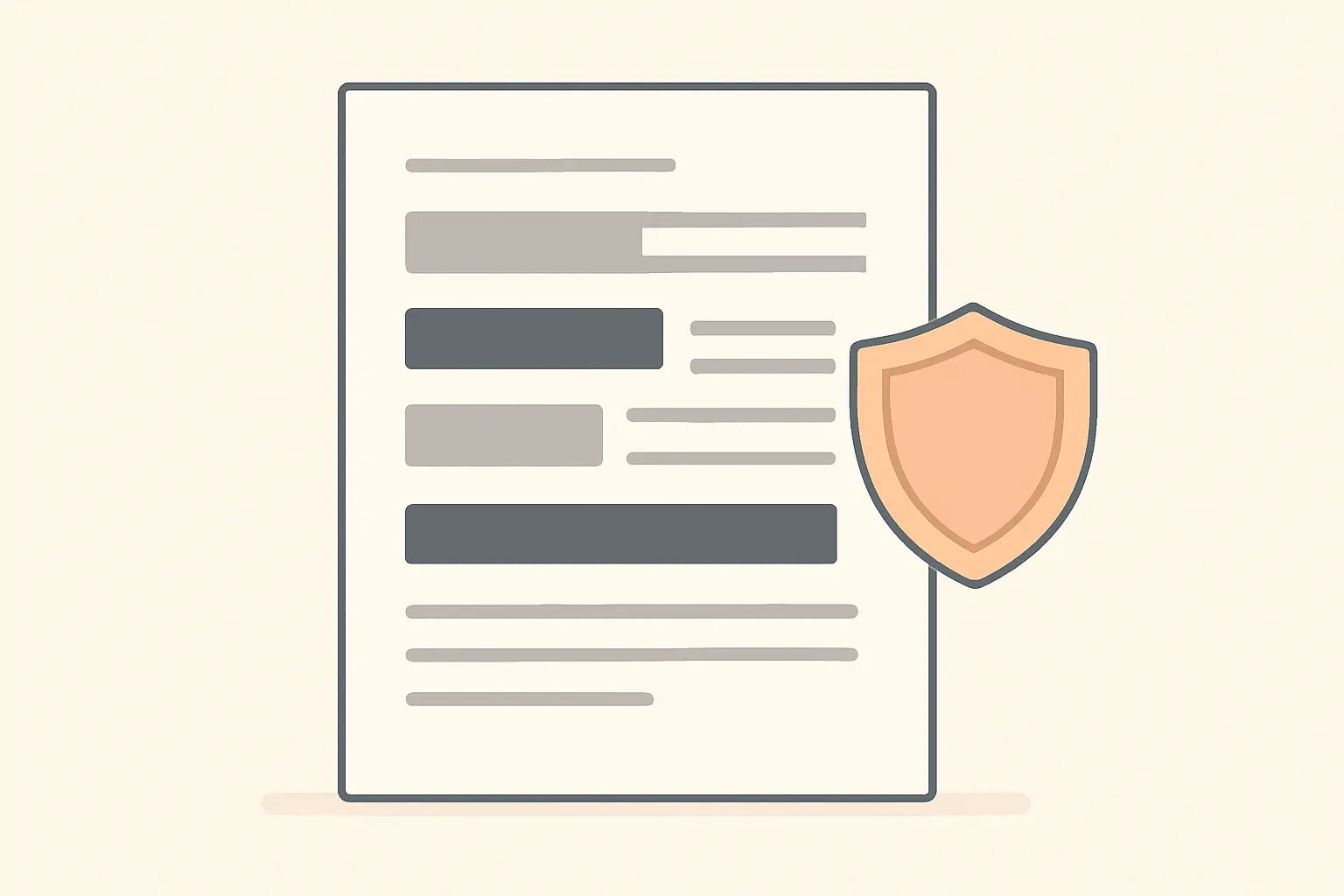 Documento con partes ocultadas que ilustra el acceso parcial y la disociación de datos personales