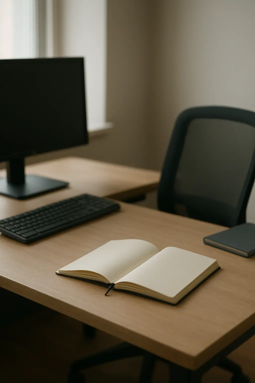 Puesto de trabajo de oficina donde se desarrolló la experiencia profesional que se documenta