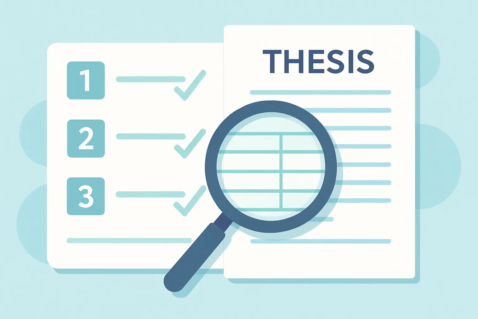 Checklist de pasos para revisar la matriz de consistencia antes de entregarla al tutor