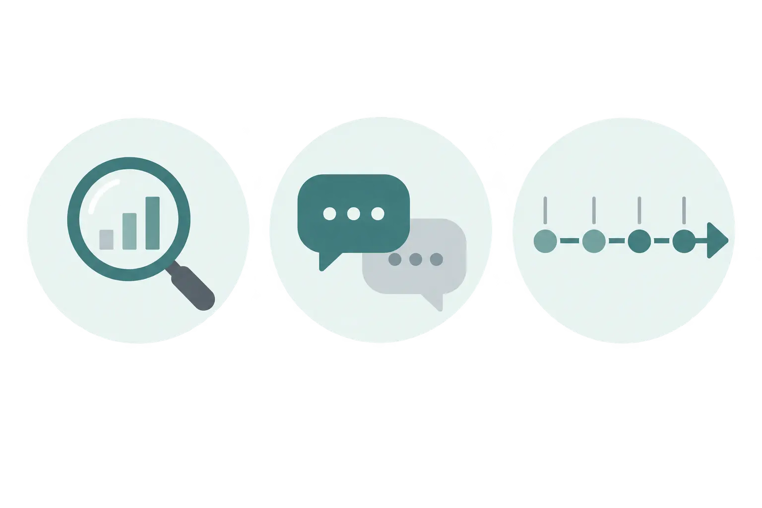 Comparación visual de tres diseños de investigación: descriptivo, cualitativo y longitudinal, aplicados a adolescentes