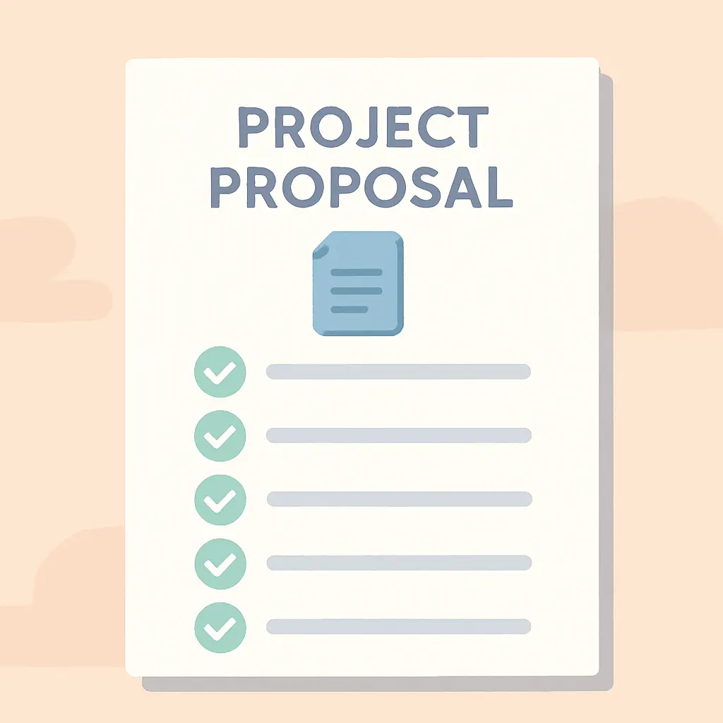 Checklist de los seis apartados del anteproyecto antes de presentarlo al tutor
