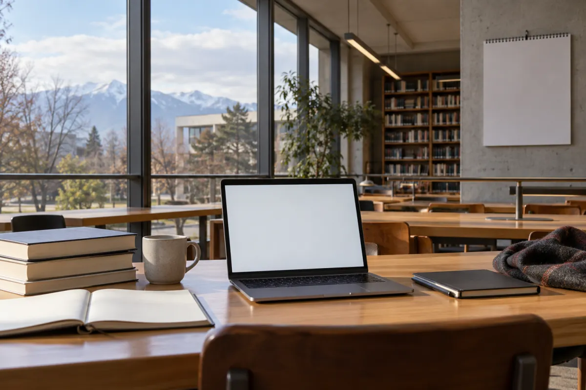 Estudiante universitario en Chile planificando el calendario del segundo semestre 2026 y su tesis